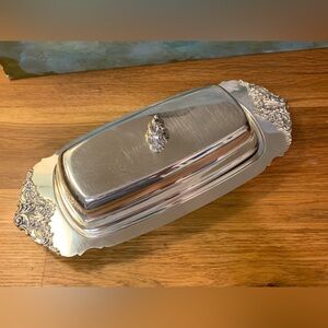 Walllace  Silver Butter Dish